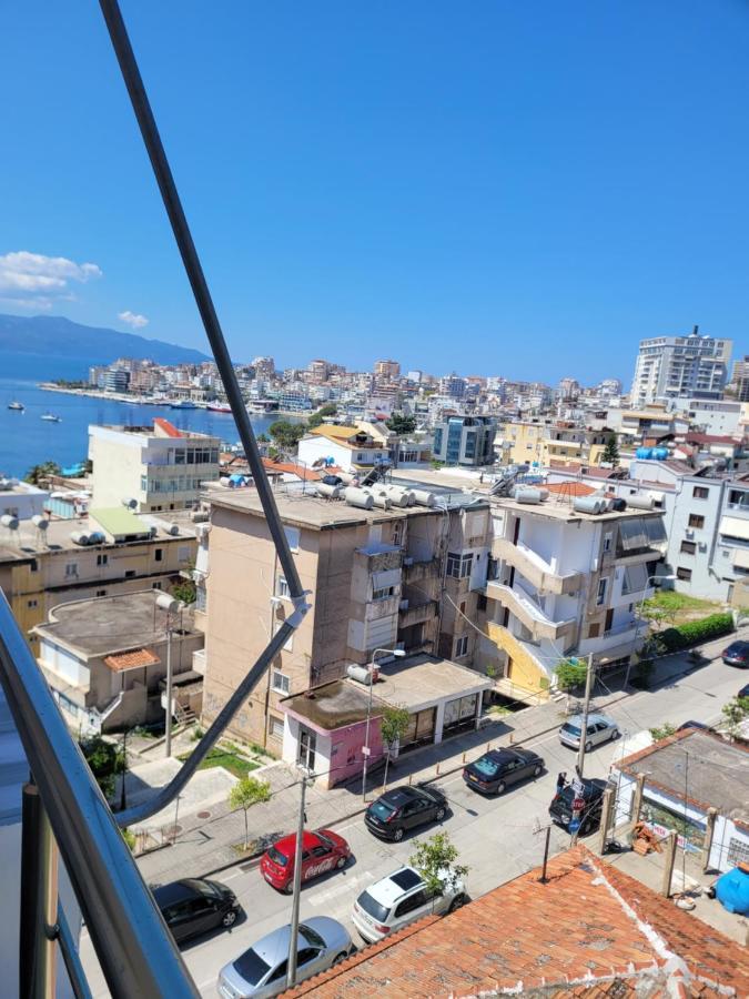 Marina Apartment Sarande Bagian luar foto
